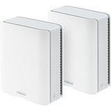 ASUS ZenWiFi BT8 (2-pack) Tribanda (2.4 GHz / 5 GHz / 6 GHz) Wi-Fi 7 (802.11be) Blanco 3 Interno, Router blanco, Blanco, Interno, Sistema de malla, Poder, 548 m², Tribanda (2.4 GHz / 5 GHz / 6 GHz)
