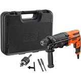 BLACK+DECKER Martillo perforador BEHS01K-QS negro/Naranja