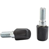 Black Diamond Tech Tip 2 pieza(s) Negro, Gris Metal, Caucho Bastón de senderismo Punta, Ensayo Bastón de senderismo, Punta, Negro, Gris, Metal, Caucho, Black Diamond, 8 g