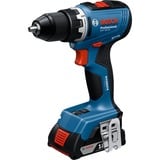 Bosch GSR 18V-65 2100 RPM Llave 1,06 kg Negro, Azul, Taladro/destornillador azul, Taladro de pistola, Llave, Negro, Azul, 2100 RPM, 550 RPM, 2100 RPM