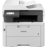 Brother MFC-L3740CDW impresora multifunción LED A4 600 x 2400 DPI 18 ppm Wifi, Impresora multifuncional gris claro, LED, Impresión a color, 600 x 2400 DPI, A4, Impresión directa, Negro, Blanco