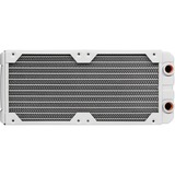 Corsair CX-9030007 Radiador blanco, Radiador, Latón, Cobre, Blanco, 12 cm, 280 mm, 30 mm