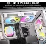 Corsair iCUE LINK RX120 RGB Triple Reacondicionado, Ventilador blanco