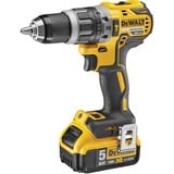 DEWALT Taladro atornillador percutor a batería DCK266P2 Set, 18V, 2 piezas, Martillo atornillador amarillo/Negro