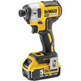 DEWALT Taladro atornillador percutor a batería DCK266P2 Set, 18V, 2 piezas, Martillo atornillador amarillo/Negro