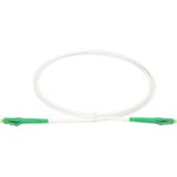 Digitus Cable de parche de fibra óptica simplex, reforzado con acero, monomodo, LC/APC > LC/APC blanco