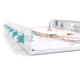 Digitus Caja de empalme de fibra óptica, 1U, equipada, 6x LC DX, OM3, Caja de fíbra óptica 
