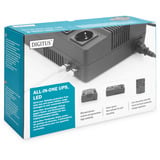 Digitus SAI todo en uno, 600VA/360Watt, UPS negro