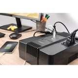 Digitus SAI todo en uno, 600VA/360Watt, UPS negro