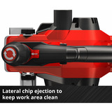 EINHELL Cepillo inalámbrico Power X-Change TE-PL 18/82 Li-Solo, 18Volt, Cepillo eléctrico rojo/Negro