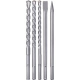EINHELL Juego de cinceles y brocas SDS Max, 5 piezas, Juego de taladro y cincel 