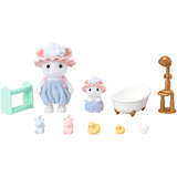 EPOCH Sylvanian Families - Set de juego de baño Ratones Malvavisco, Juegos de construcción 