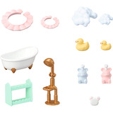 EPOCH Sylvanian Families - Set de juego de baño Ratones Malvavisco, Juegos de construcción 
