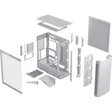 Fractal Design Define One Light TG Clear Tint, Cajas de torre blanco