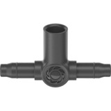 GARDENA Micro-Drip-System T para boquillas de pulverización/gotero final, 4,6mm (3/16"), Conexión gris oscuro