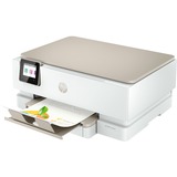 HP ENVY Impresora multifunción HP Inspire 7221e, Color, Impresora para Home y Home Office, Impresión, copia, escáner, Conexión inalámbrica; HP+; Compatible con el servicio HP Instant Ink; Escanear a PDF, Impresora multifuncional gris claro/Celeste