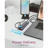 ICY BOX 61171, Hub USB antracita