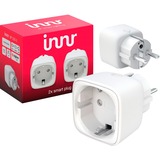 INNR SP 220-2 enchufe inteligente Hogar Blanco, Toma de corriente con interruptor blanco, Inalámbrico, Interior, Blanco, Hogar, 230 V, 50 Hz