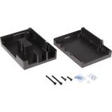 Joy-IT RB-AlucaseP4+08 Viviendas Negro, Caja/Carcasa negro (mate), Viviendas, Raspberry Pi, Raspberry Pi, Negro, Aluminio, 65 mm