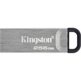 Kingston DataTraveler Unidad Flash USB Kyson de 256 GB, Lápiz USB plateado, 256 GB, USB tipo A, 3.2 Gen 1 (3.1 Gen 1), 200 MB/s, Sin tapa, Plata