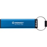 Kingston IronKey Keypad 200 64 GB, Lápiz USB 