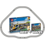 LEGO City 60205 Vías, Juegos de construcción Juego de construcción, 5 año(s), 20 pieza(s)