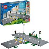 LEGO City Road Plates, Juegos de construcción Juego de construcción, Niño/niña, 5 año(s), Plástico, 112 pieza(s), 420 g