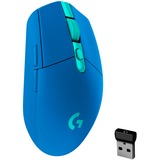 Logitech G305 ratón mano derecha RF Wireless + Bluetooth Óptico 12000 DPI, Ratones para gaming azul, mano derecha, Óptico, RF Wireless + Bluetooth, 12000 DPI, 1 ms, Azul