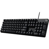 Logitech G413 SE, Teclado para gaming negro