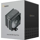 Ocypus Iota A40 Ventilador Dual, Disipador de CPU negro