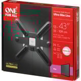 One for all Soporte de pared para TV WM6211 negro