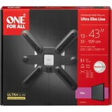 One for all Soporte de pared para TV WM6211 negro