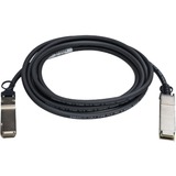 QNAP CAB-NIC40G30M-QSFP cable infiniBanc 3 m QSFP+ Negro negro, 3 m, QSFP+, QSFP+, Macho/Macho, Negro, 40 Gbit/s