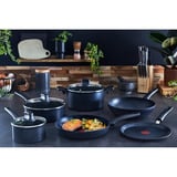 Tefal Set de sartenes Black Stone, 2 piezas, Juego de sartenes negro