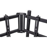 Thermaltake Soporte triple para monitores negro, para cockpit de simulador de carreras GR500, Soporte de monitor negro