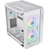 Thermaltake View 51 TG ARGB Snow Midi Tower Blanco, Cajas de torre blanco, Midi Tower, PC, Blanco, ATX, EATX, micro ATX, Mini-ITX, Acero, Juego