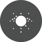 Ubiquiti Placa de Montaje para Caja de Conexiones, Montaje en techo negro