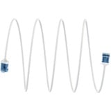 goobay Cable de parche ultraflexible Cat.6a slim, U/UTP blanco