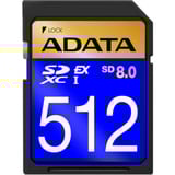 ADATA Premier Extreme SDXC SD8.0 512 GB, Tarjeta de memoria negro