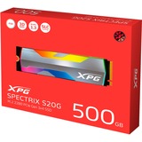 ADATA SPECTRIX S20G M.2 500 GB PCI Express 3.0 3D NAND NVMe, Unidad de estado sólido aluminio, 500 GB, M.2, 2500 MB/s