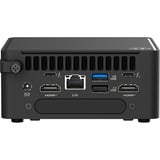 ASUS NUC 15 Pro RNUC15CRHC500002 Negro 210H, Barebone negro, Mini PC barebone, DDR5-SDRAM, M.2, Ethernet, Wi-Fi 7 (802.11be), 120 W