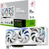 ASUS ROG Astral - -RTX5090-O32G-WHITE NVIDIA GeForce RTX 5090 32 GB GDDR7, Tarjeta gráfica blanco, GeForce RTX 5090, 32 GB, GDDR7, 512 bit, 7680 x 4320 Pixeles, PCI Express 5.0