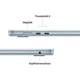 Apple MacBook Air (15") 2025, Portátil celeste
