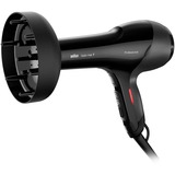 Braun HD785 secador 2000 W Negro, Secador de pelo negro, 70 °C, Negro, Monocromo, Con agujero en la empuñadura para colgar, Botones, Control deslizante, 2000 W