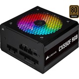 Corsair CX550F RGB unidad de fuente de alimentación 550 W 24-pin ATX Negro, Fuente de alimentación de PC negro, 550 W, 100 - 240 V, 47 - 63 Hz, 10 - 5 A, 120 W, 549,6 W