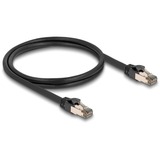 DeLOCK Cable de red RJ-45 Cat.6a U/FTP ultra flexible negro