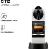 DeLonghi Citiz EN167.W Totalmente automática Máquina espresso 1 L, Cafetera de cápsulas blanco, Máquina espresso, 1 L, Cápsula de café, 1260 W, Blanco