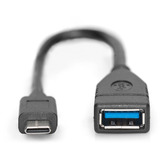 Digitus Adaptador USB Tipo-C negro