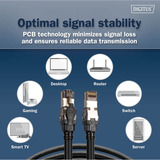 Digitus Cable de parche Cat 8.1 S-FTP 2 metros negro