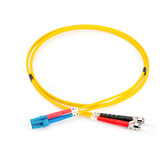 Digitus Cable de parche LWL, dúplex, conector LC > ST, monomodo OS2 amarillo